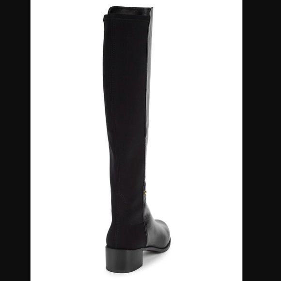 Stuart Weitzman Knee High Black Leather Boots - Picture 4 of 8